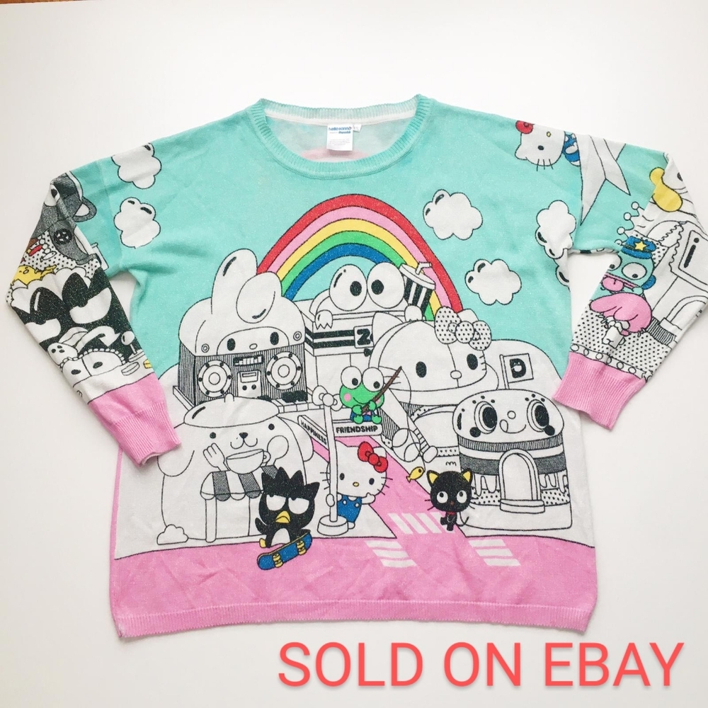 *SOLD*HELLO KITTY SANRIO &  JapanLA SWEATER SWEAT